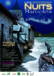 Affiche "A marée haute" 17ème édition des Nuits de Marcolès
