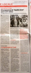 article L'union du Cantal